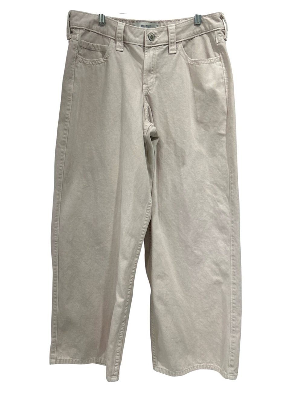 Hollister Low-Rise Super Baggy Wide Leg Jeans in Ballet Pink - Size 8/29
